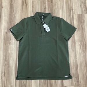 🍃FIGS Moss Nala Polo Scrub Top Size Small ✨NWT✨